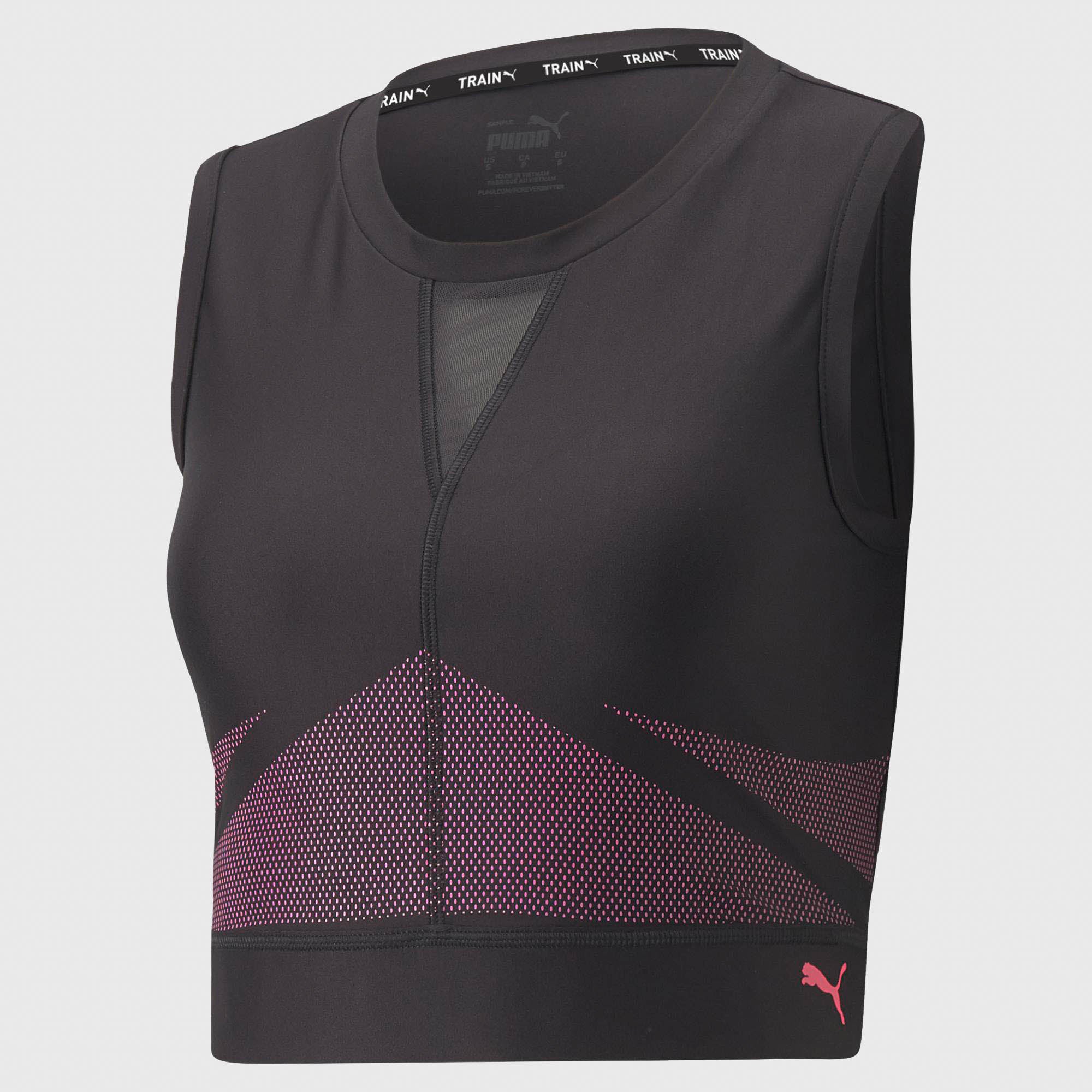 PUMA  teamWRK PUMA Womens Forever Luxe Muscle Crew Neck Tank