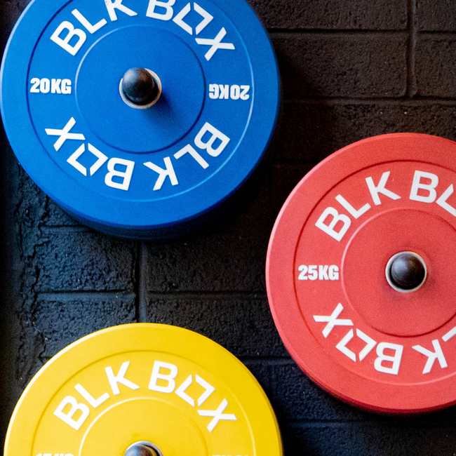 BLK BOX Wall Mounted Bumper Plate Storage