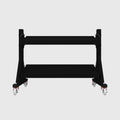 BLK BOX 2 Tier Dumbbell Rack on Wheels