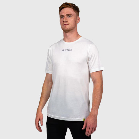 BLK BOX Men's Logo Tee - Off White