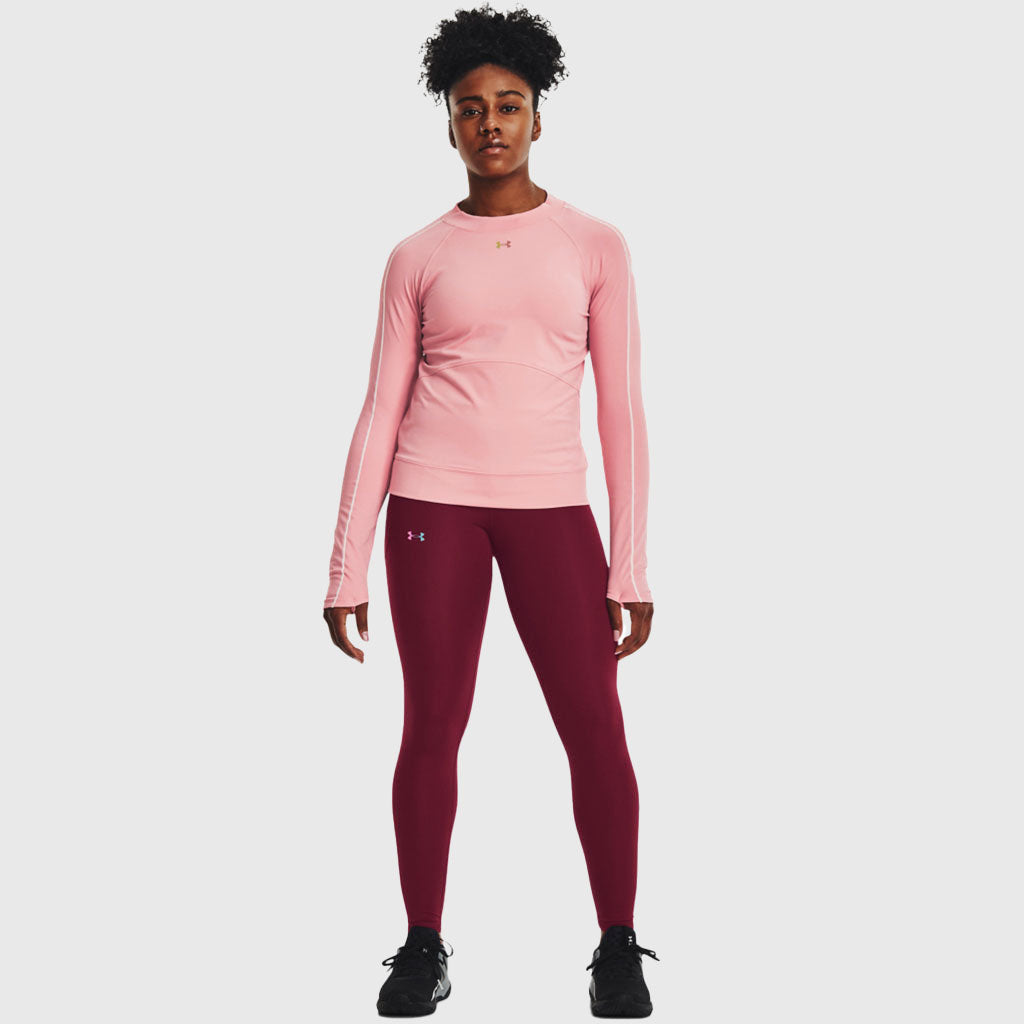 Under Armour Women's Size Medium Pink and Black Cold Gear Quarter Zip -  Helia Beer Co