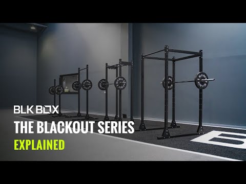 BLK BOX Blackout Half Rack (with plate storage)