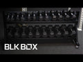 BLK BOX 2 Tier Dumbbell Rack on Wheels